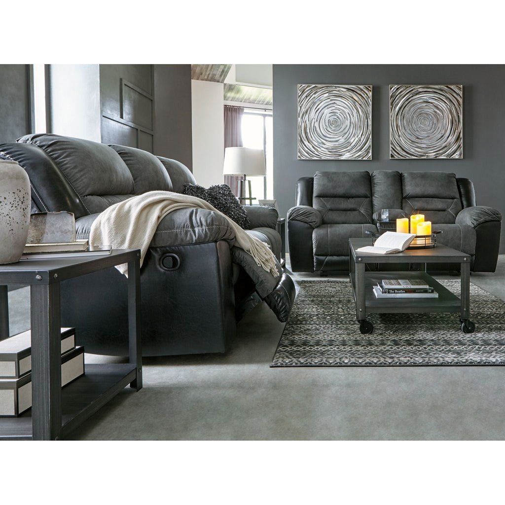 Causeuse inclinable Earhart avec console - Ardoise