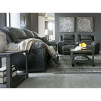 Causeuse inclinable Earhart avec console - Ardoise