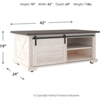 Table basse Dorrinson - Bicolore