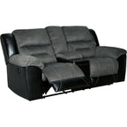 Causeuse inclinable Earhart avec console - Ardoise