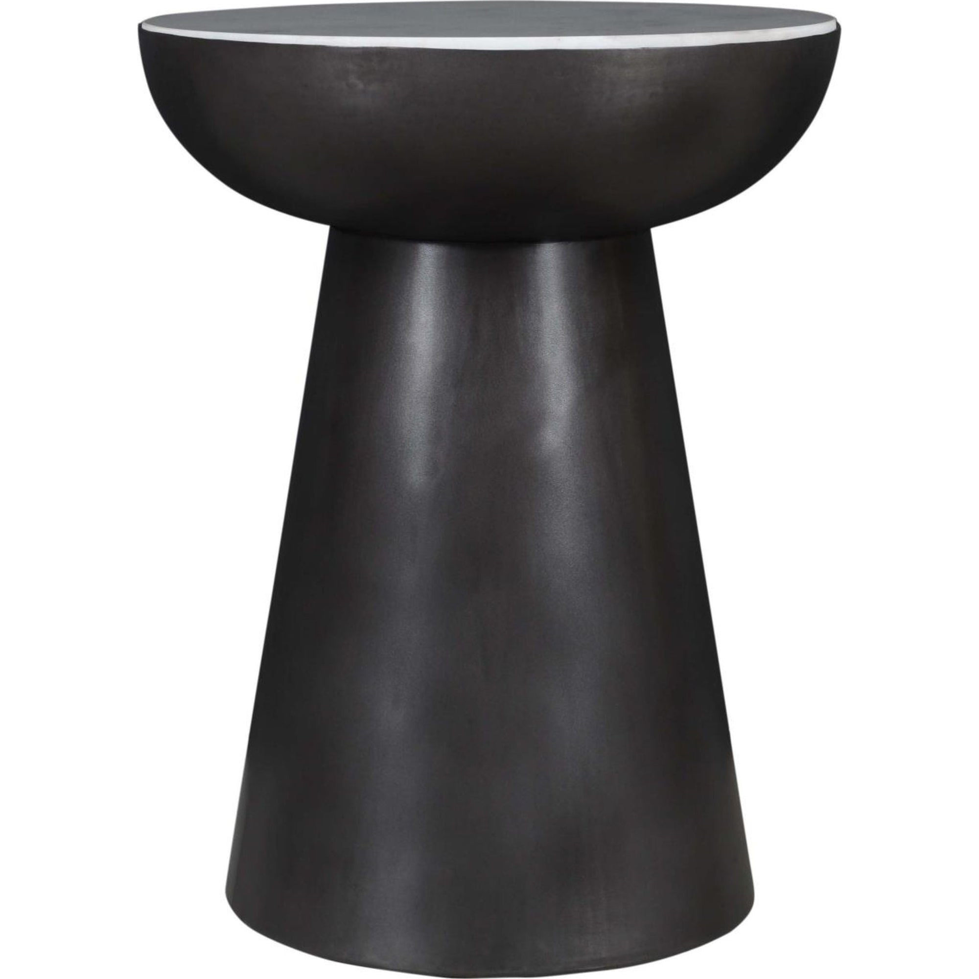Table d'appoint Circularity - Blanc et bronze