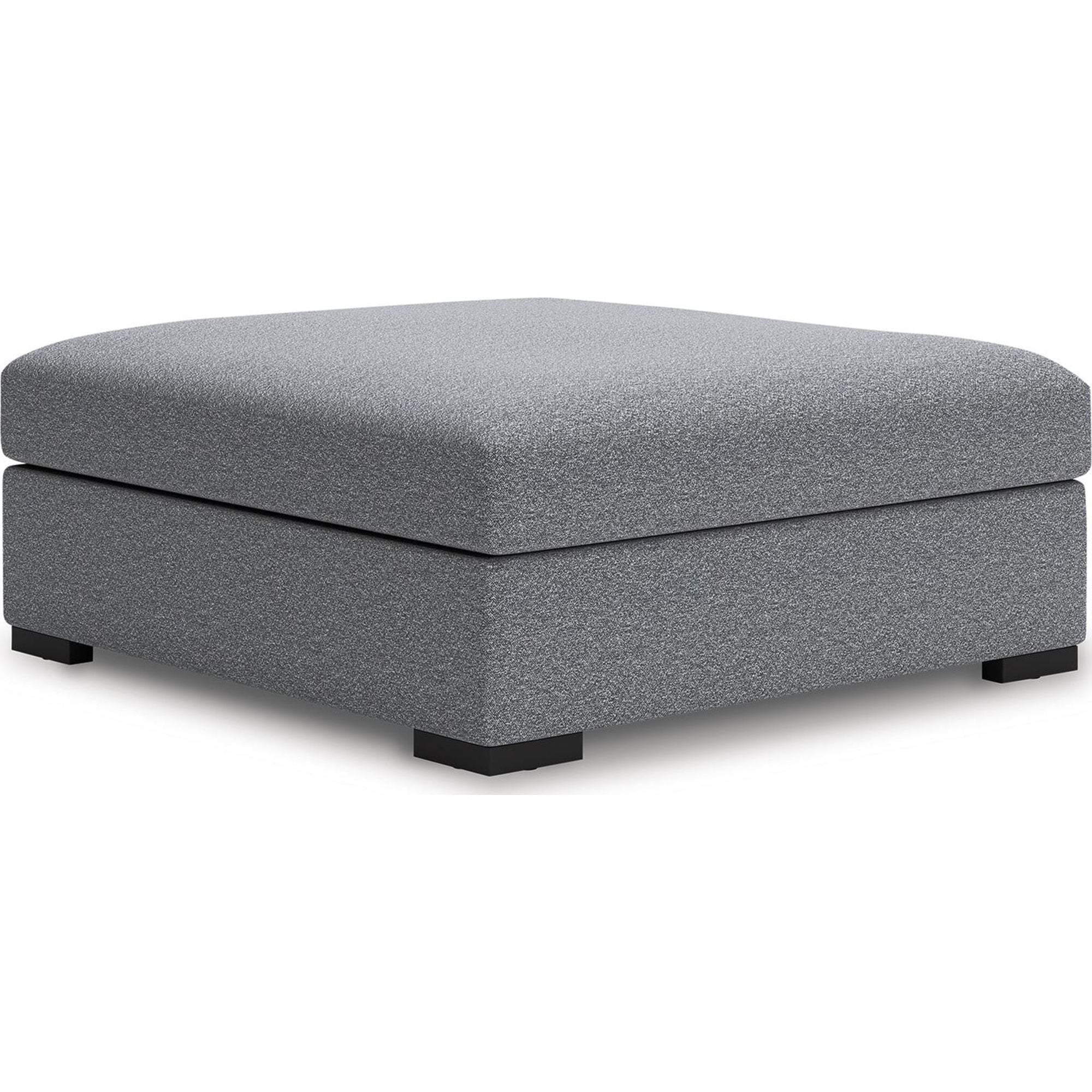Pouf d'appoint surdimensionné Bealton - Sel et poivre