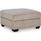 Pouf de rangement Claireah - Terre d'ombre