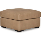 Pouf d'appoint surdimensionné Bandon - Caramel