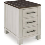Table d'appoint Darborn - Gris/Marron