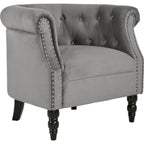 Fauteuil d'appoint Deaza - Gris