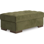 Pouf d'appoint surdimensionné Caspian-Town - Olive