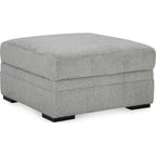 Pouf de rangement Casselbury - Ciment