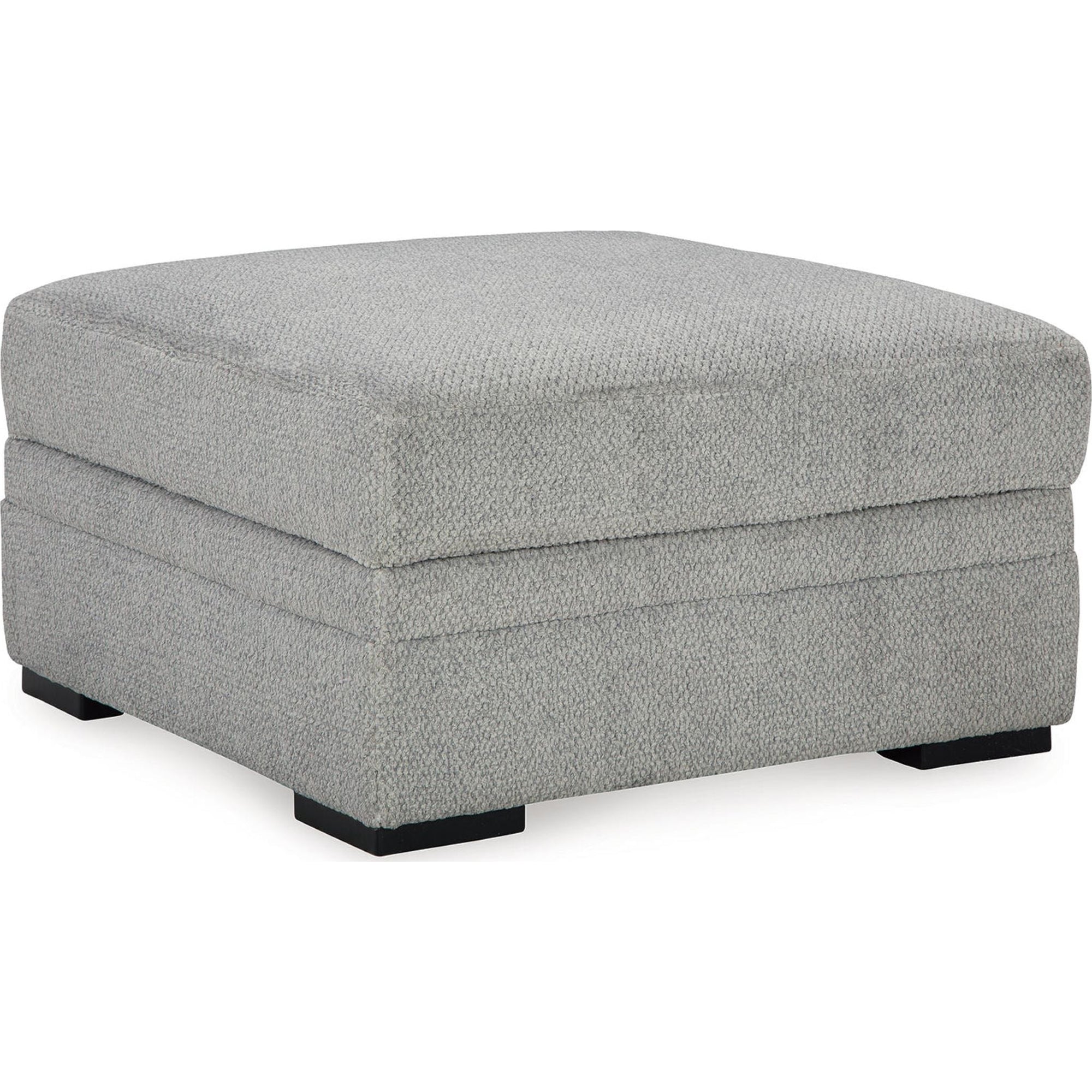 Pouf de rangement Casselbury - Ciment