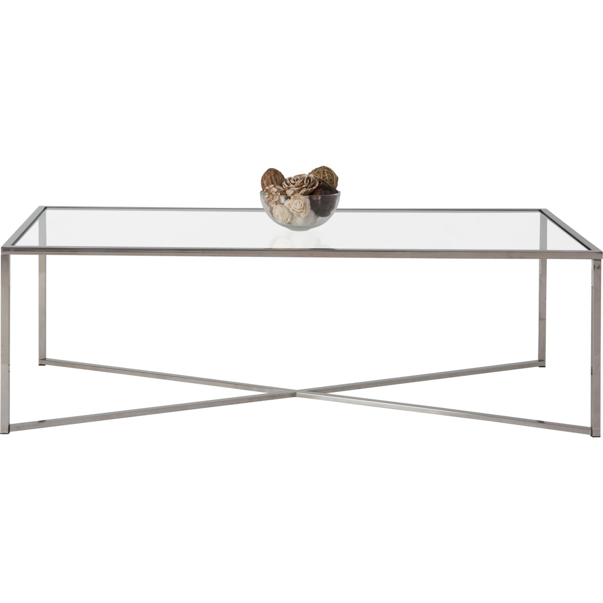 Table basse Cross Over - Verre