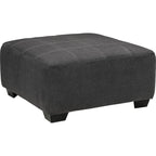 Pouf d'appoint surdimensionné Ambee - Ardoise