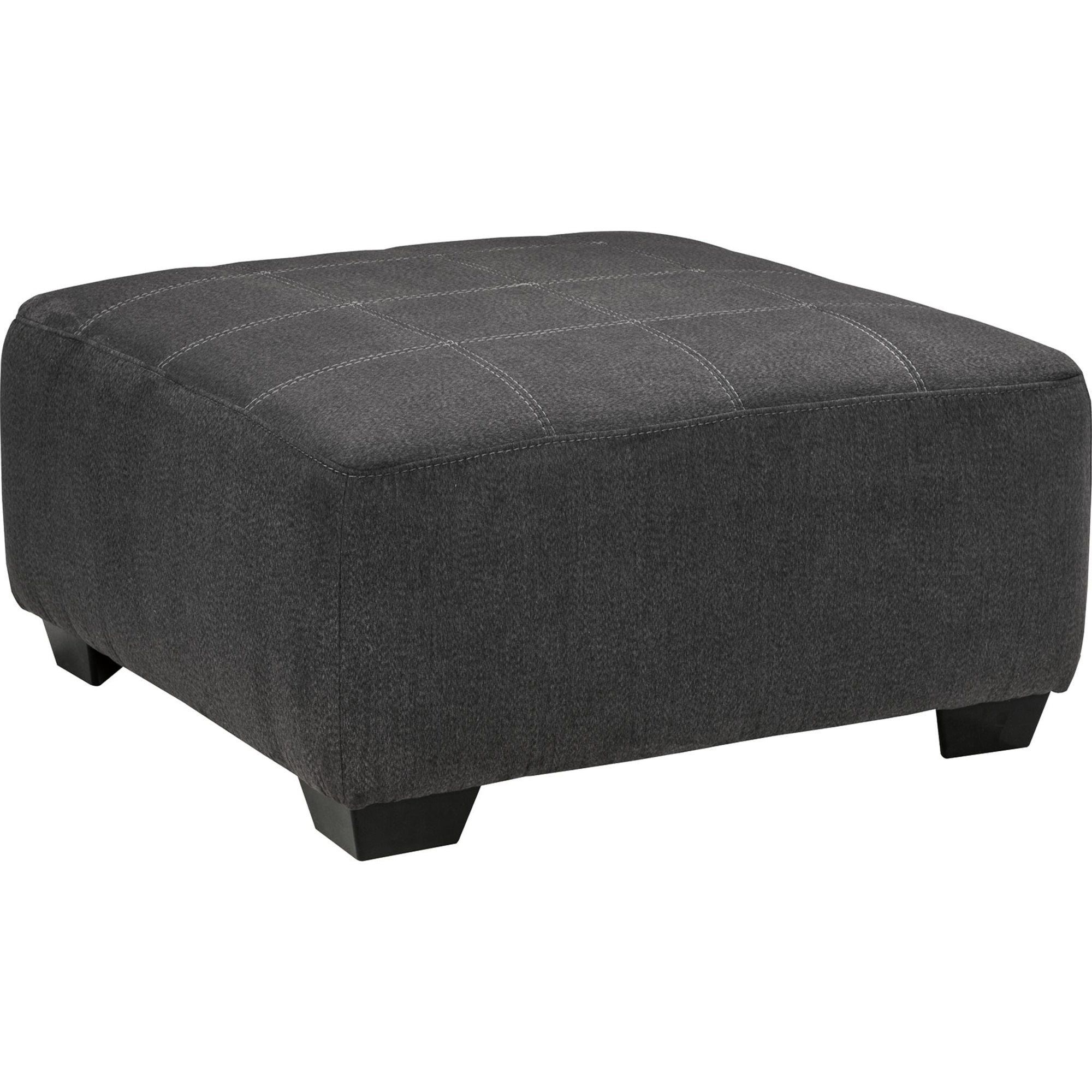 Pouf d'appoint surdimensionné Ambee - Ardoise