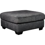 Pouf d'appoint surdimensionné Accrington - Granit