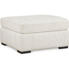 Pouf d'appoint surdimensionné Chessington - Ivoire