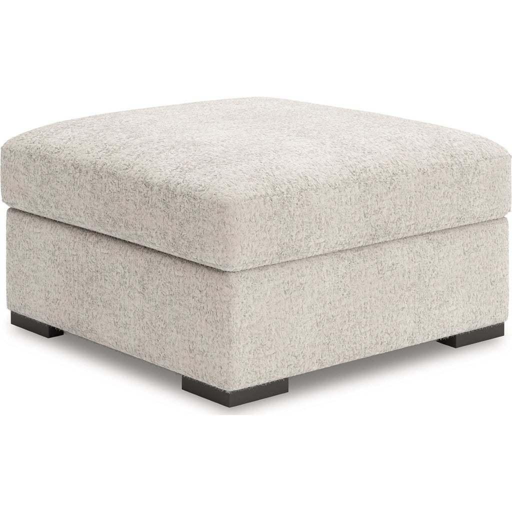 Pouf d'appoint surdimensionné en peluche câline - Arctique