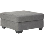 Pouf d'appoint surdimensionné Dalhart - Anthracite