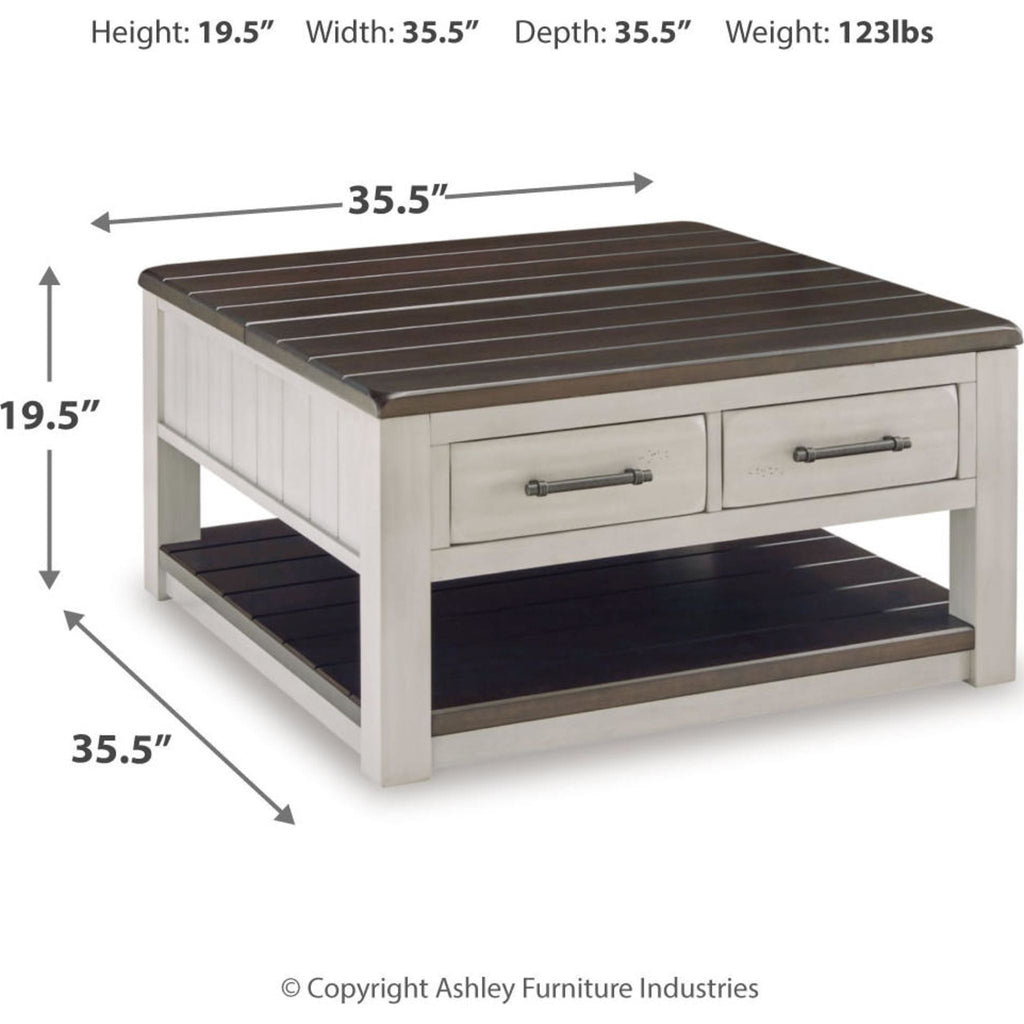 Table basse Darborn - Gris/Marron