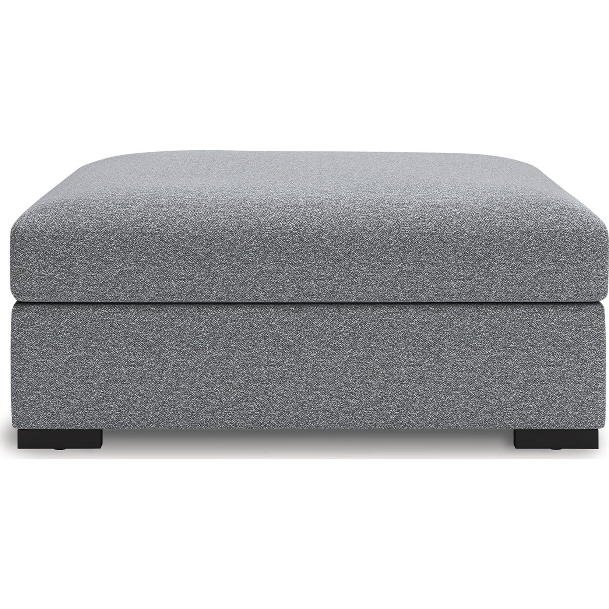 Pouf d'appoint surdimensionné Bealton - Sel et poivre