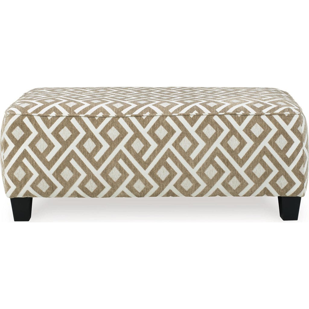 Pouf d'appoint surdimensionné Dovemont - Mastic