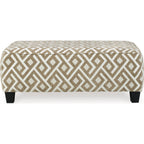 Pouf d'appoint surdimensionné Dovemont - Mastic