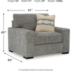 Chaise Dunmor - Graphite