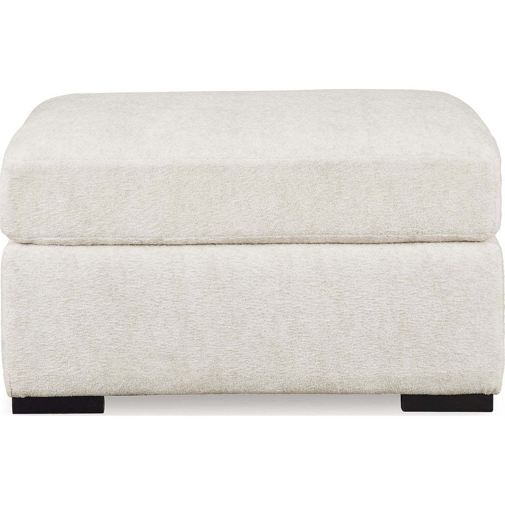 Pouf d'appoint surdimensionné Chessington - Ivoire