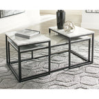 Lot de 3 tables Donnesta - Blanc