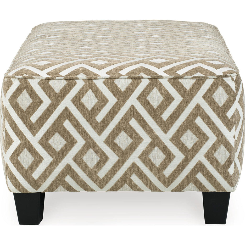 Pouf d'appoint surdimensionné Dovemont - Mastic