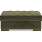 Pouf d'appoint surdimensionné Caspian-Town - Olive