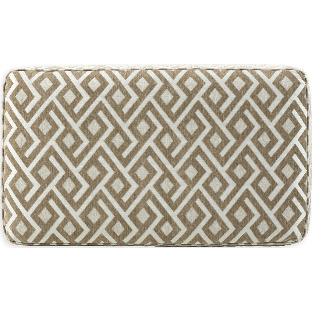 Pouf d'appoint surdimensionné Dovemont - Mastic