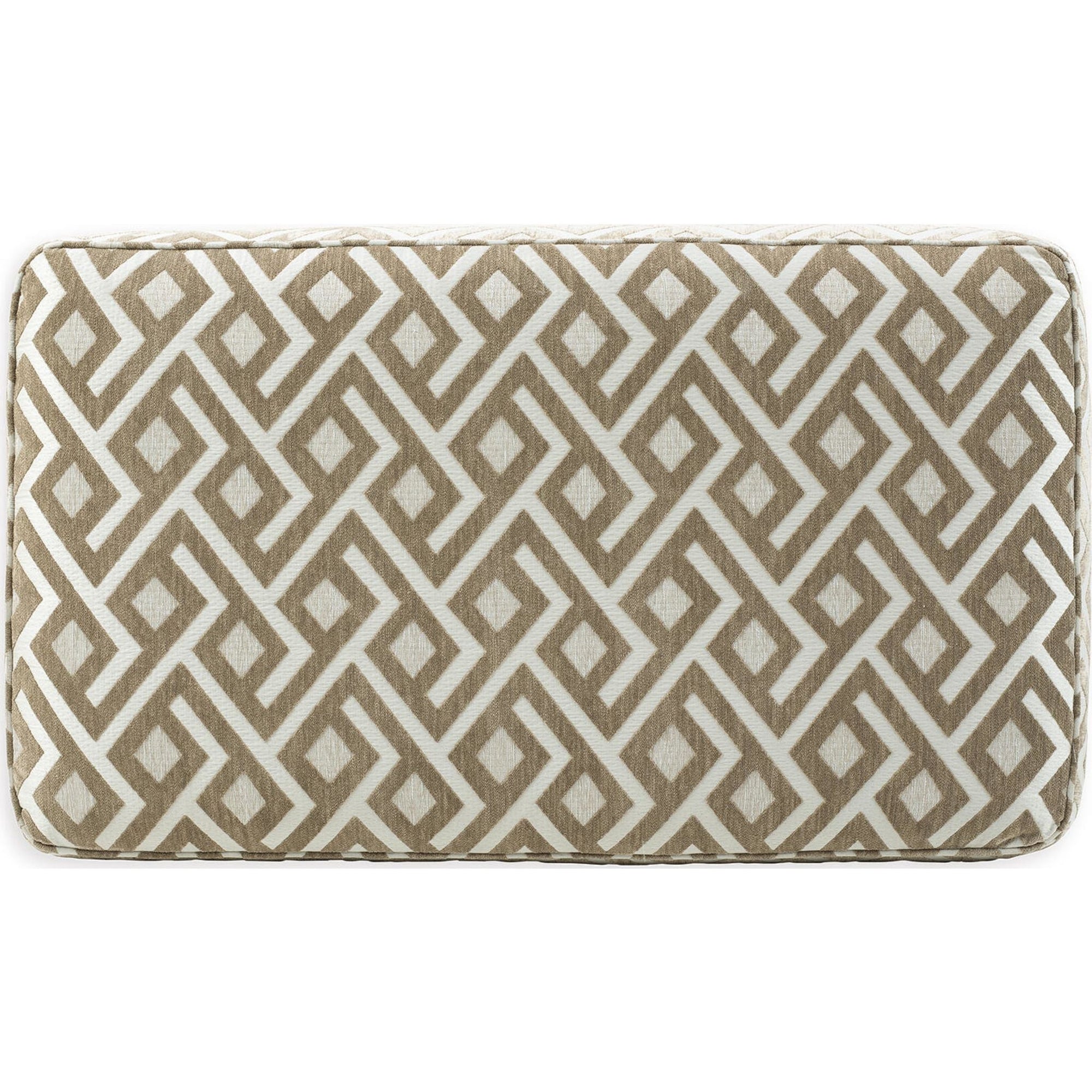 Pouf d'appoint surdimensionné Dovemont - Mastic