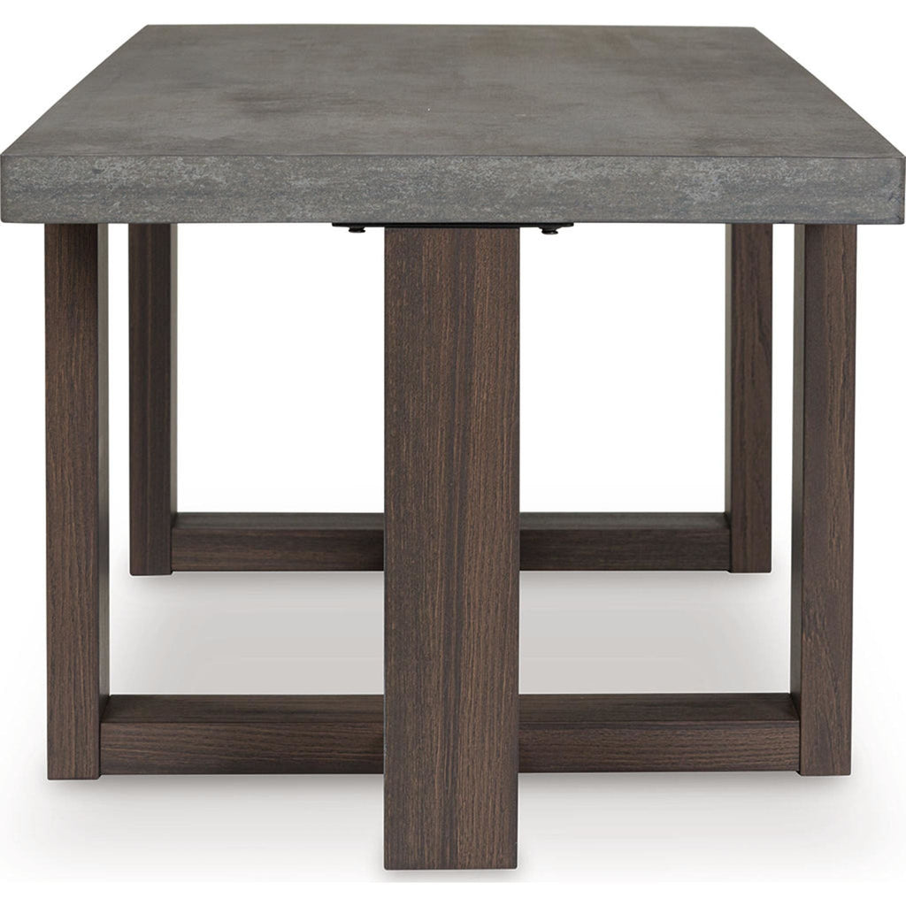 Tables Dynnford (lot de 3) - Gris/Marron