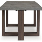 Tables Dynnford (lot de 3) - Gris/Marron
