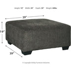 Pouf d'appoint surdimensionné Ballinasloe