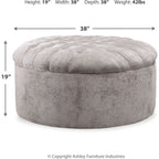Pouf d'appoint surdimensionné Carnaby - Lin