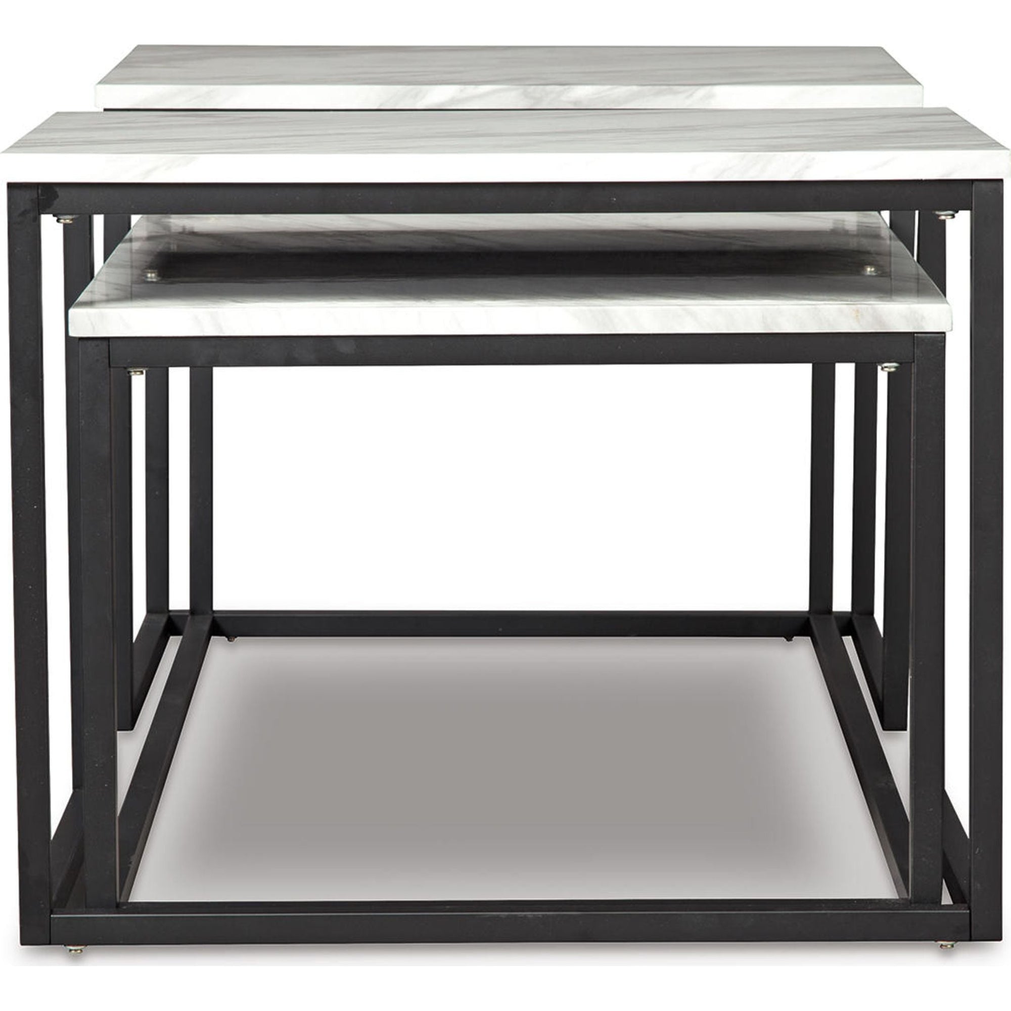 Lot de 3 tables Donnesta - Blanc