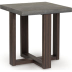 Tables Dynnford (lot de 3) - Gris/Marron