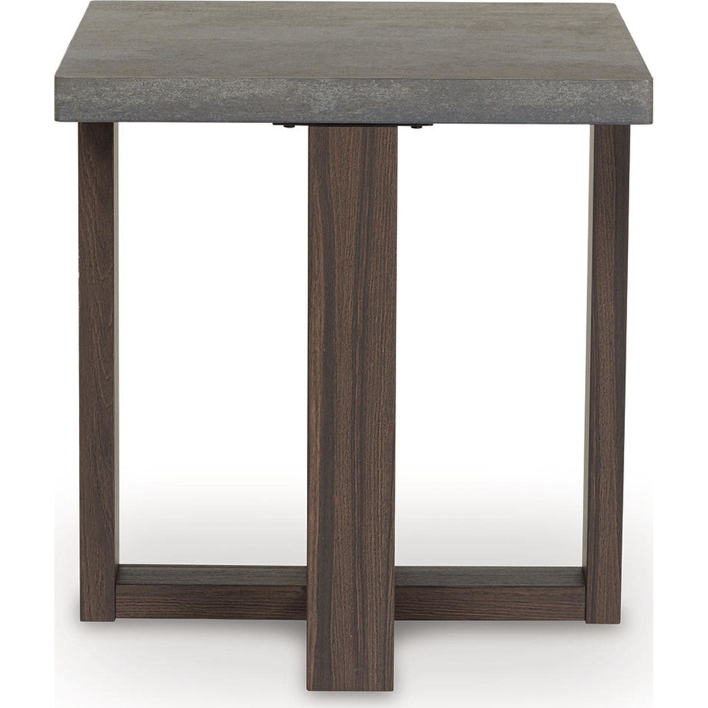 Tables Dynnford (lot de 3) - Gris/Marron