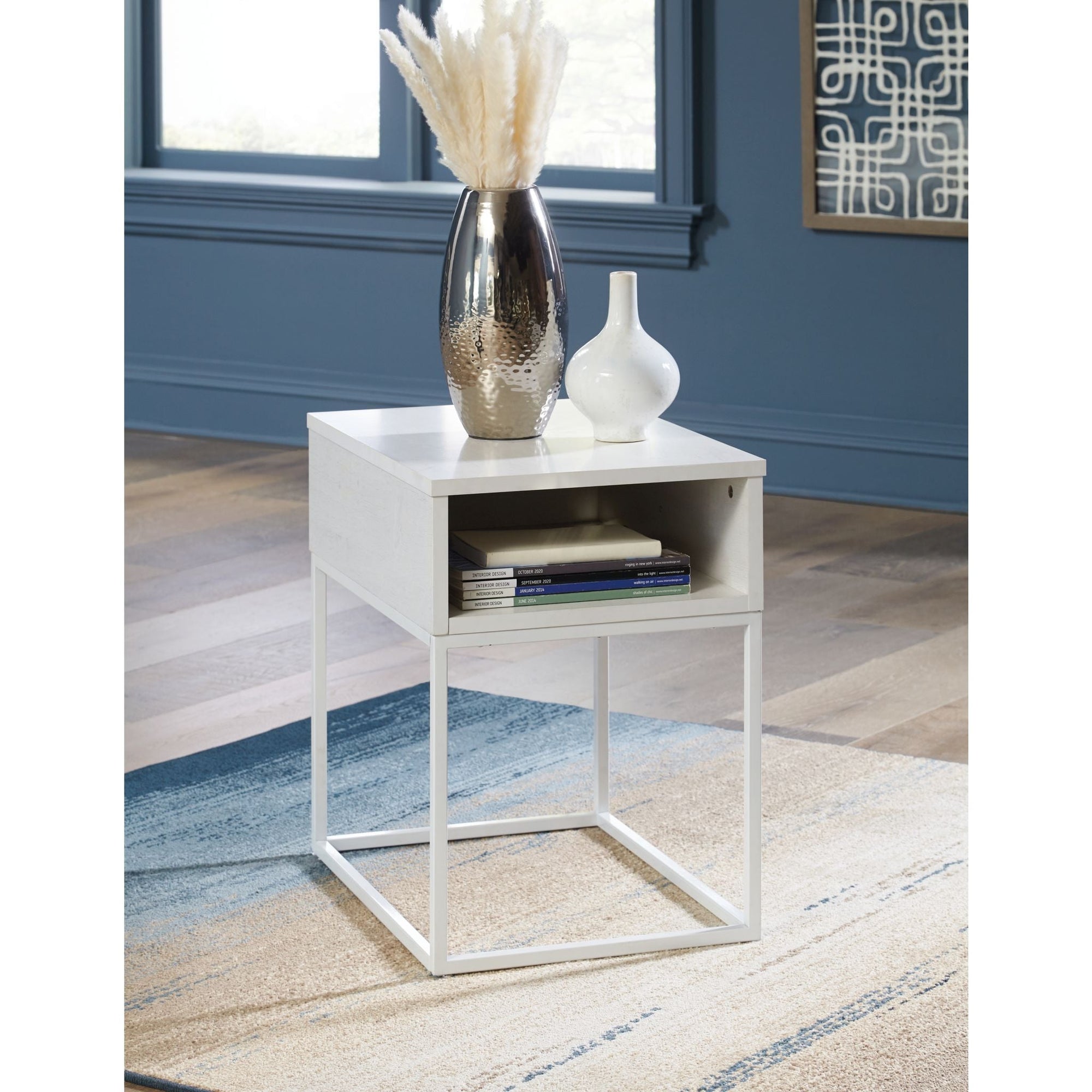 Table d'appoint Deznee - Blanc