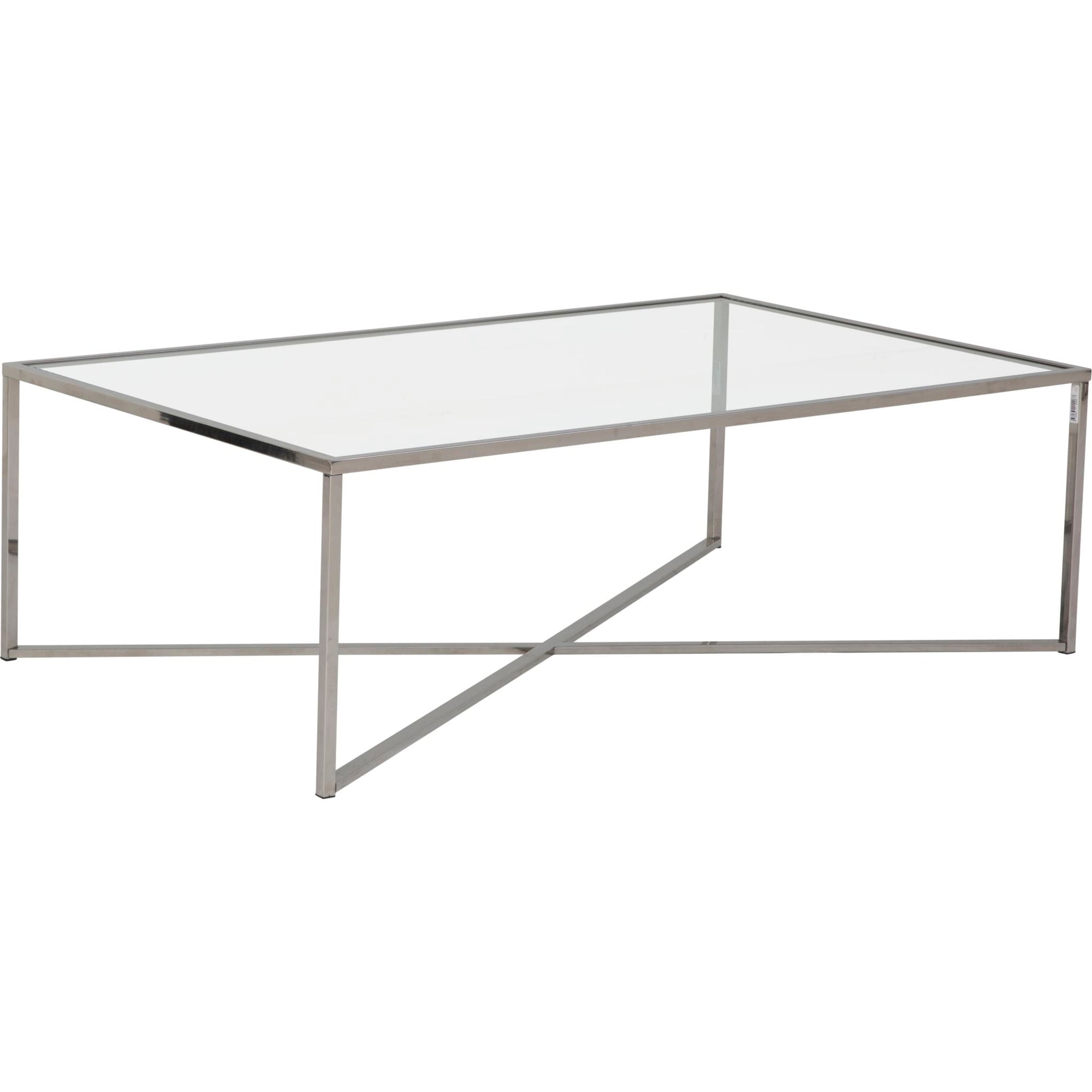 Table basse Cross Over - Verre