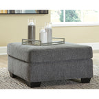Pouf d'appoint surdimensionné Dalhart - Anthracite