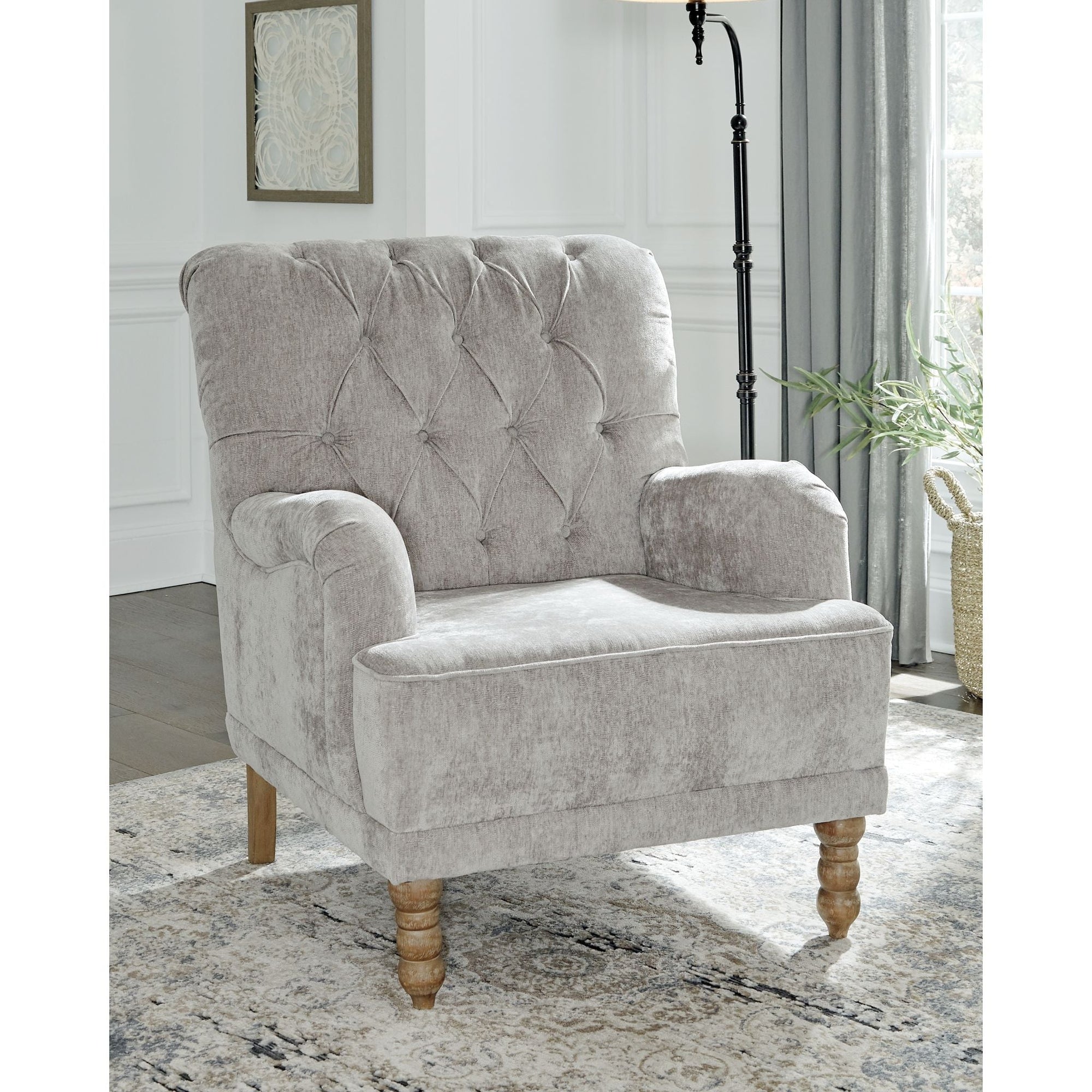 Fauteuil d'appoint Dinara - Gris tourterelle