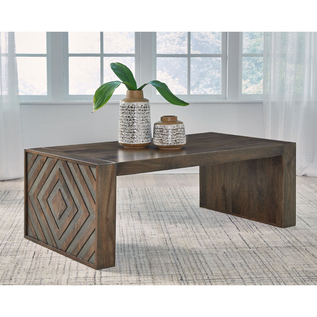 Table basse Dreggan - Marron