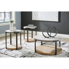 Lot de 3 tables Darthurst - Marron clair