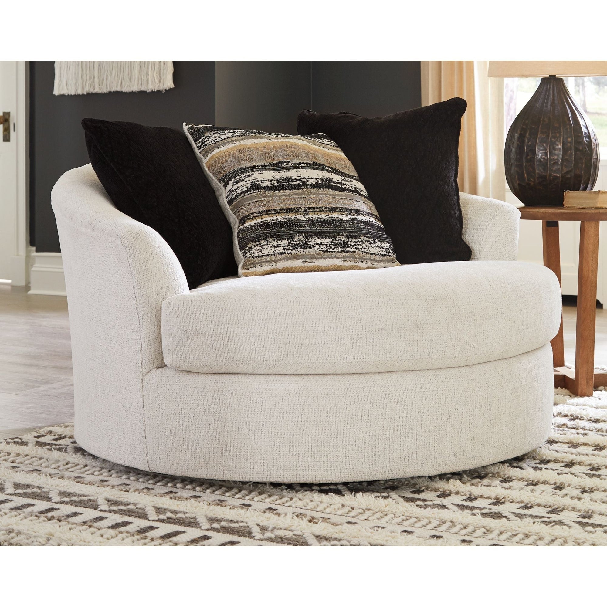 Chaise pivotante Cambri - Neige