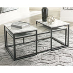 Lot de 3 tables Donnesta - Blanc