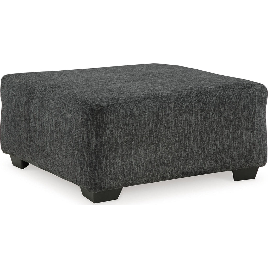 Pouf d'appoint surdimensionné Biddeford - Ébène