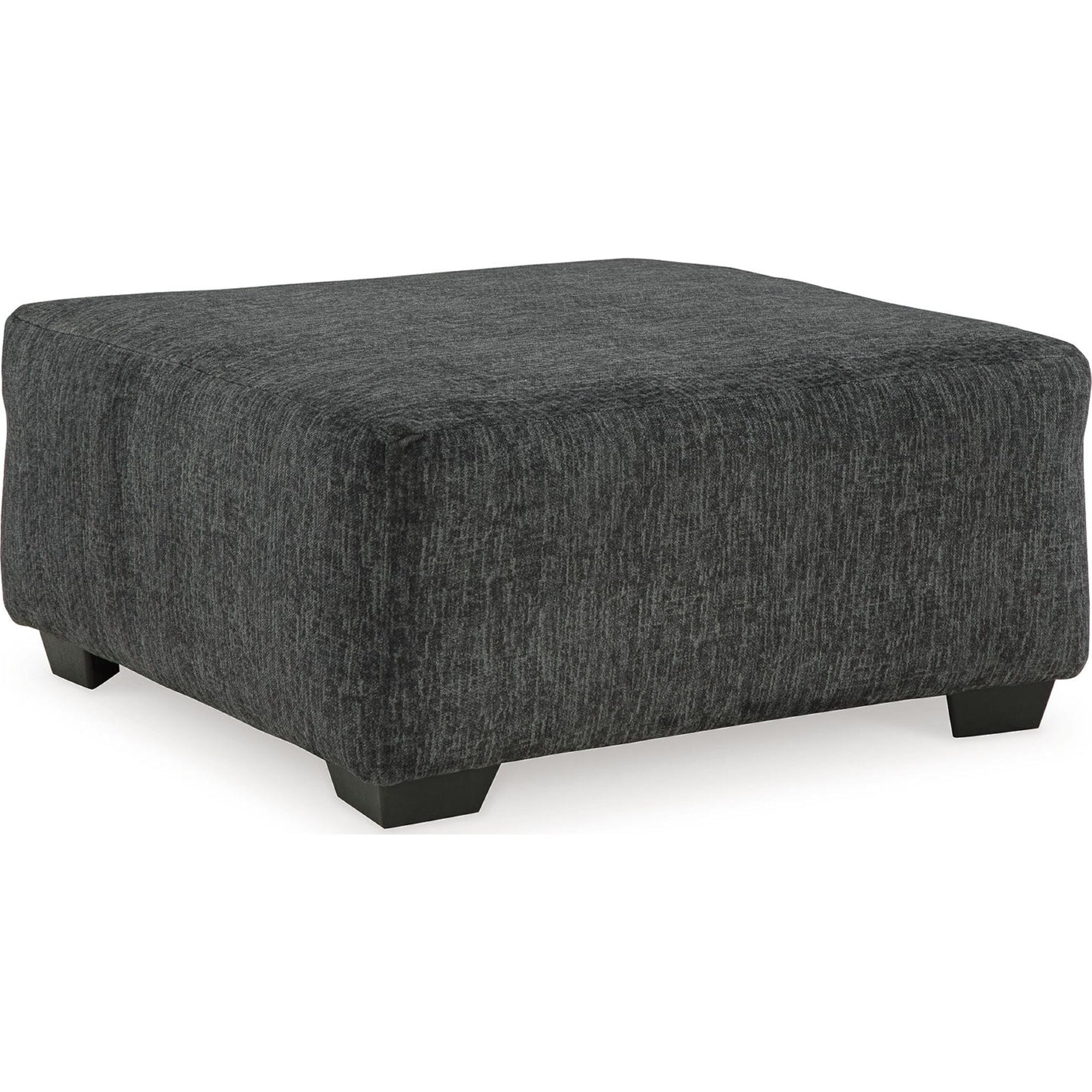Pouf d'appoint surdimensionné Biddeford - Ébène