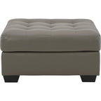 Pouf d'appoint surdimensionné Donlen - Gris