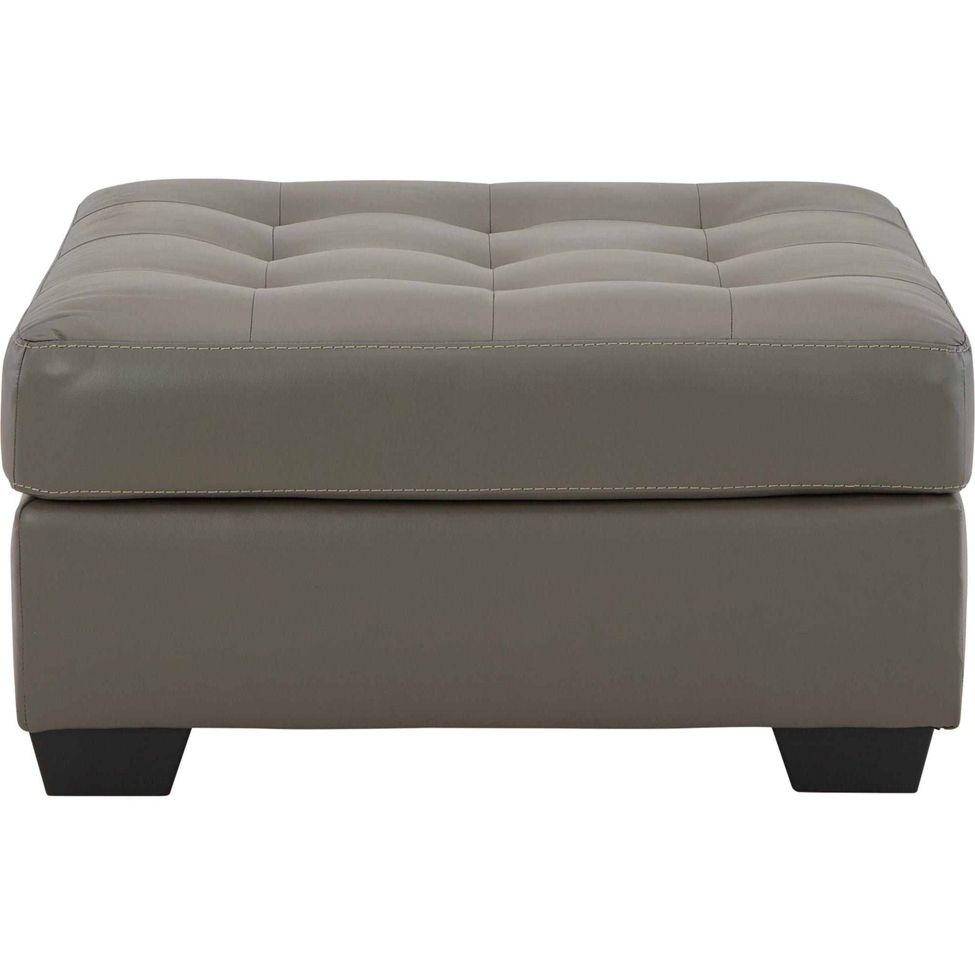 Pouf d'appoint surdimensionné Donlen - Gris